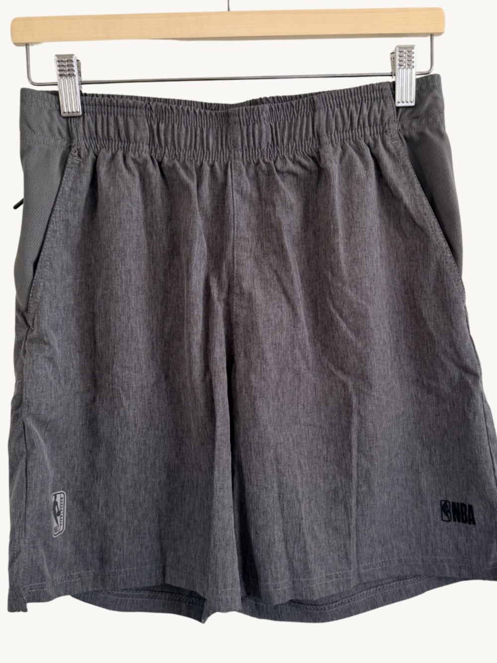 NBA Men's Dark Gray Athletic Shorts